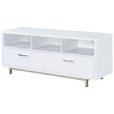 Casey 2-drawer Engineered Wood 60-inch TV Stand White | White | 701972