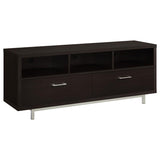 Casey 2-drawer Engineered Wood 60-inch TV Stand Cappuccino | Brown | Cappuccino | 701973