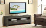 Elkton 2-drawer Engineered Wood 59-inch TV Stand Weathered Grey | Grey | Weathered Grey | 701979