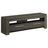 Elkton 2-drawer Engineered Wood 59-inch TV Stand Weathered Grey | Grey | Weathered Grey | 701979