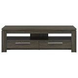 Elkton 2-drawer Engineered Wood 59-inch TV Stand Weathered Grey | Grey | Weathered Grey | 701979