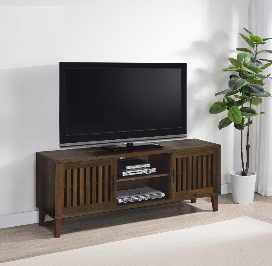 Sedona 2-door Engineered Wood 60-inch TV Stand Dark Pine | Brown | Dark Pine | 701982