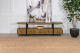 Otto 5-drawer Mango Wood 70-inch TV Stand Media Console Brown | King | Brown | 703243