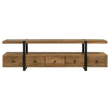 Otto 5-drawer Mango Wood 70-inch TV Stand Media Console Brown | King | Brown | 703243
