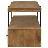 Otto 5-drawer Mango Wood 70-inch TV Stand Media Console Brown | King | Brown | 703243