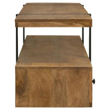 Otto 5-drawer Mango Wood 70-inch TV Stand Media Console Brown | King | Brown | 703243