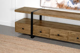 Otto 5-drawer Mango Wood 70-inch TV Stand Media Console Brown | King | Brown | 703243