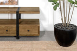 Otto 5-drawer Mango Wood 70-inch TV Stand Media Console Brown | King | Brown | 703243