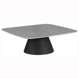 Eason 2-piece Cocktail Coffee Table Set Concrete and Black | Grey | Concrete | 703500