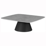 Eason 2-piece Cocktail Coffee Table Set Concrete and Black | Grey | Concrete | 703500