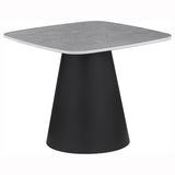 Eason 2-piece Cocktail Coffee Table Set Concrete and Black | Grey | Concrete | 703500