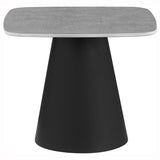 Eason 2-piece Cocktail Coffee Table Set Concrete and Black | Grey | Concrete | 703500