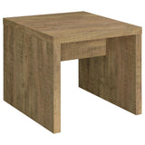 Lynette Square Engineered Wood End Table Mango | King | Brown | Mango | 704127
