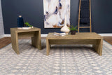 Lynette Square Engineered Wood End Table Mango | King | Brown | Mango | 704127