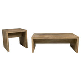 Lynette 2-piece Rectangular Coffee and End Table Set Mango | Brown | Mango | 704128-S2
