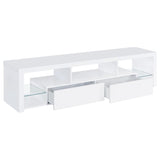 Jude 3-piece 71-inch TV Entertainment Center White High Gloss | White | White High Gloss | 704251-SET
