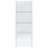 Jude 3-piece 71-inch TV Entertainment Center White High Gloss