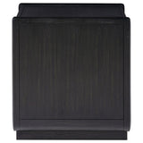 Leandro 1-drawer Wood Occasional Side End Table Burnished Black | Black | Burnished Black | 704637