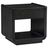 Leandro 3-piece Wood Coffee and End Table Set Burnished Black | Black | Burnished Black | 704638-S3