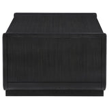 Leandro 3-piece Wood Coffee and End Table Set Burnished Black | Black | Burnished Black | 704638-S3