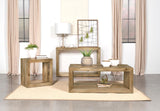 Benton Rectangular Solid Wood End Table Natural | King | Beige | Natural | 704837