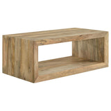 Benton 3-piece Solid Mango Coffee and End Table Set Natural | Beige | Natural | 704838-S3