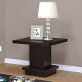 Reston Square Engineered Wood Side End Table Cappuccino | King | Brown | Cappuccino | 705167