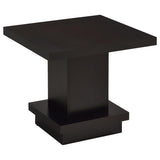 Reston 2-piece Square Coffee and End Table Set Cappuccino | Brown | Cappuccino | 705168-S2