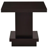 Reston 3-piece Square Coffee and End Table Set Cappuccino | Brown | Cappuccino | 705168-S3