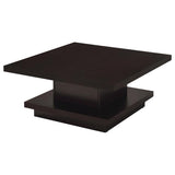 Reston 3-piece Square Coffee and End Table Set Cappuccino | Brown | Cappuccino | 705168-S3