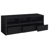 Rutland 59-inch 3-drawer TV Stand Media Console Black | Black | 705802