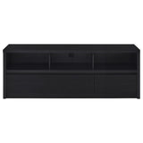Rutland 59-inch 3-drawer TV Stand Media Console Black