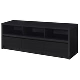 Rutland 59-inch 3-drawer TV Stand Media Console Black | Black | 705802