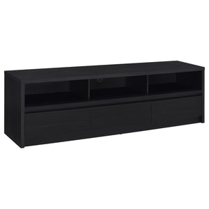 Rutland 78-inch 3-drawer TV Stand Media Console Black