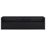Rutland 78-inch 3-drawer TV Stand Media Console Black