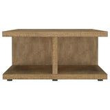 Cortona Square Engineered Wood Cocktail Coffee Table Mango | King | Brown | Mango | 706178