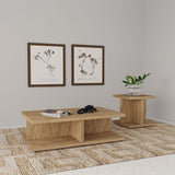 Cortona Square Engineered Wood Cocktail Coffee Table Mango | King | Brown | Mango | 706178