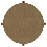 Arini 2-piece Round Coffee and End Table Set Sand Wash | Beige | Sand Wash | 706188-S2