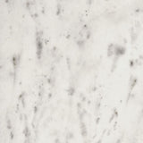 Haven Round Genuine White Marble Top End Side Table Black | White | Black | 706207
