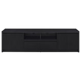 Winfield 3-piece Entertainment Center 78-inch TV Stand Black
