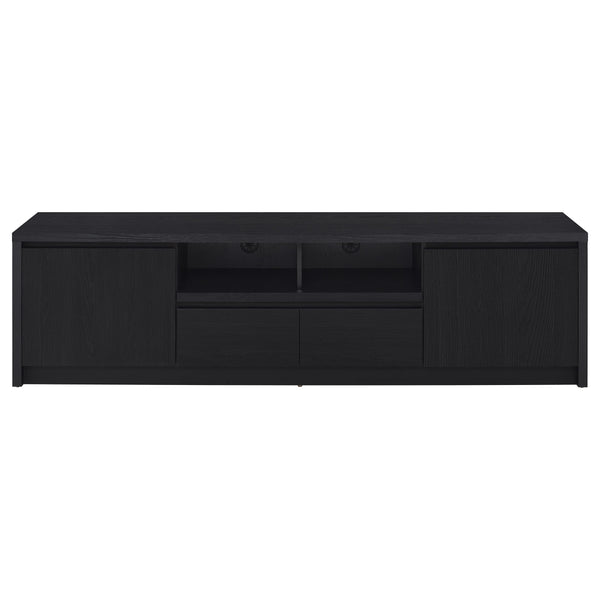 Winfield 3-piece Entertainment Center 78-inch TV Stand Black