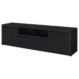 Winfield 78-inch 2-door TV Stand Media Console Black | Black | 706223