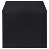 Knapp Engineered Wood Square Side End Table Black | King | Black | 706227