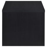Knapp Engineered Wood Square Side End Table Black | King | Black | 706227