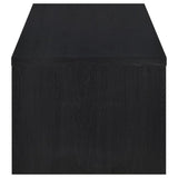 Knapp Lift Top Cocktail Coffee Table with Dual Drawers Black | King | Black | 706228