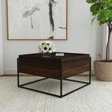 Fulton 30-inch Square Mango Wood Coffee Table Dark Brown | Brown | Dark Brown | 706238