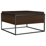 Fulton 30-inch Square Mango Wood Coffee Table Dark Brown | Brown | Dark Brown | 706238