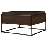 Fulton 30-inch Square Mango Wood Coffee Table Dark Brown | Brown | Dark Brown | 706238