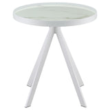 Briggs 3-piece Round Coffee and End Table Set White | White | 706258-S3
