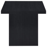 Max Square Engineered Laminate End Side Table Black | Black | 706277